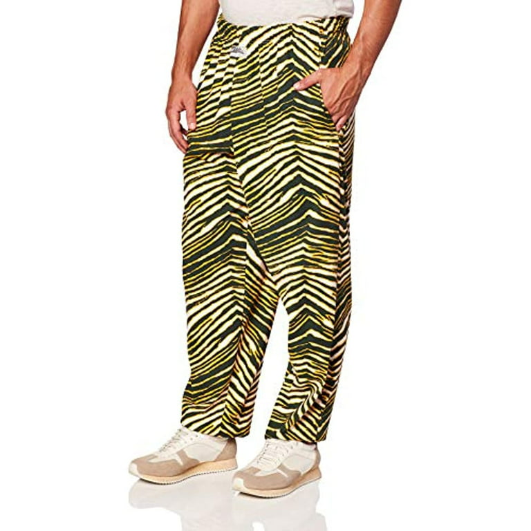 Zubaz Men's Classic Zebra Printed Athletic Lounge Pants 